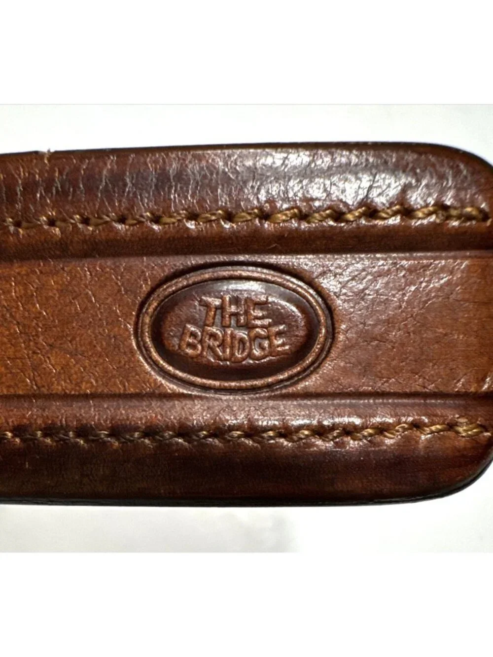 The Bridge Firenze Genuine Leather Belt Made In Italy (100-115cm) L-XL